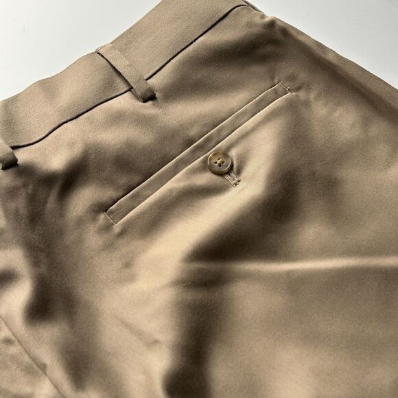 NWT Men’s Apt 9 38x29 Tan Dress Pants Slim Fit/Leg Stretch Business Suit Formal - Picture 6 of 14